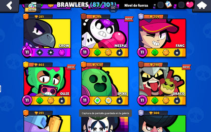 ⚡ Cuenta Brawl Stars