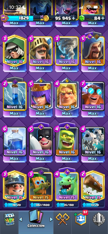 👑 Cuenta Clash Royale