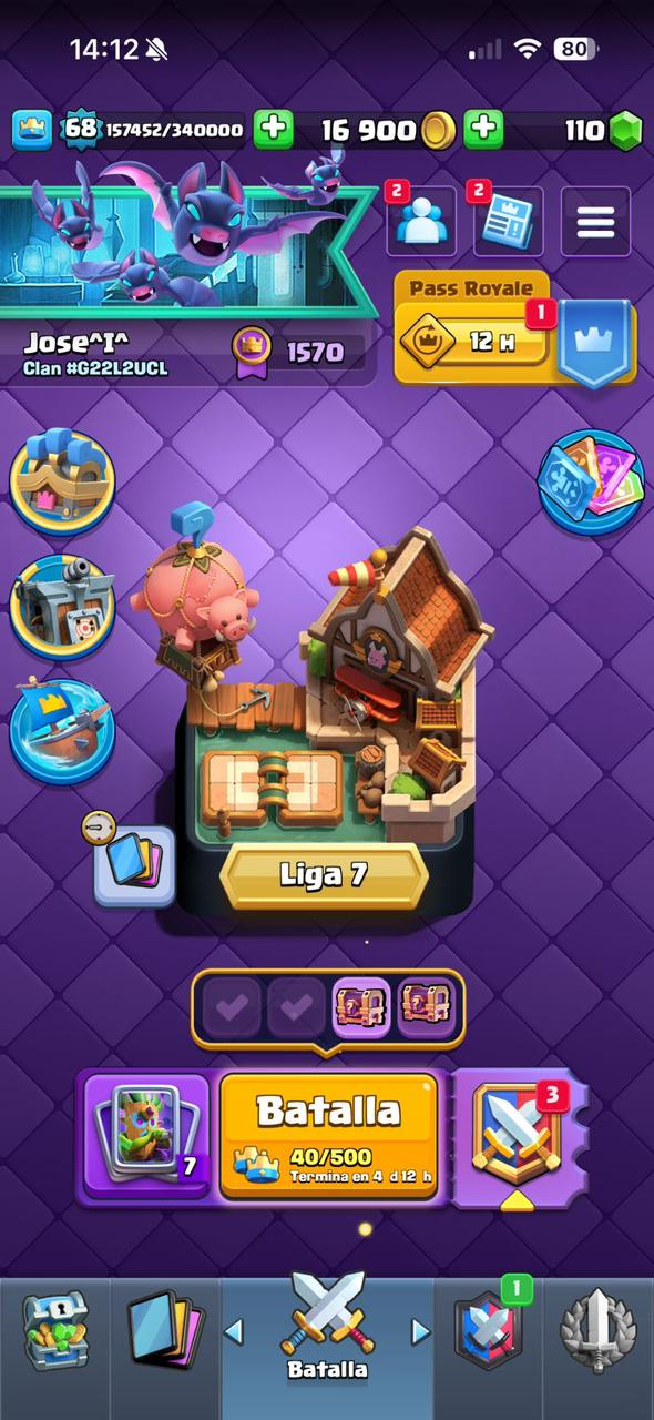 303 CLASH! MEGA GRIAL! 15,135 COPAS! LIGA COMPETITIVA 7! 2 CARTAS AL 16 MAX! 40 CARTAS AL 15! 51 CARTAS AL 14! 125 EMOTES BUENISIMOS INCLUYENDO OG! 12 TORRES! INSIGNIA DE 5 AÑOS! (2399mx) @everyone 🔥