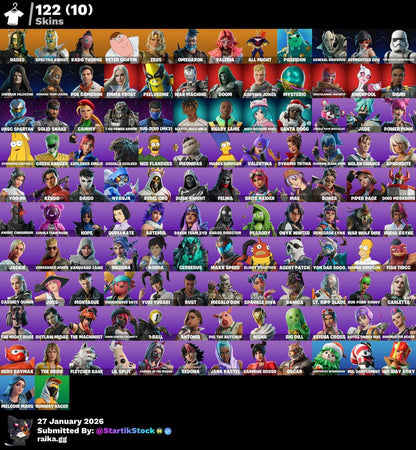 HADES! ZEUS! PETER GRIFIN! SPECTRA KNIGHT! SKINS STAR WARS! DOOM! PASE MARVEL! CAMMY! SUB-ZERO! IDOLS! (549 MX) @everyone