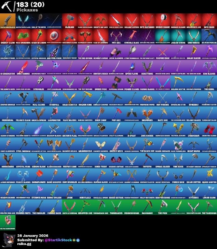 TRAVIS! MIDAS DORADO! SNAKE EYES! CLOUD STRIKER! LARA CROFT! NEZUMI! KYMERA! ERA! PREDATOR! SNAP! SKIN FUNDADOR! DARTH VADER! MANDALORIAN! DEADPOOL! DOOM! SPIDER-GWEN! DOOM SLAYER! IDOLS! DC! HAVEN! (2649 MX) @everyone