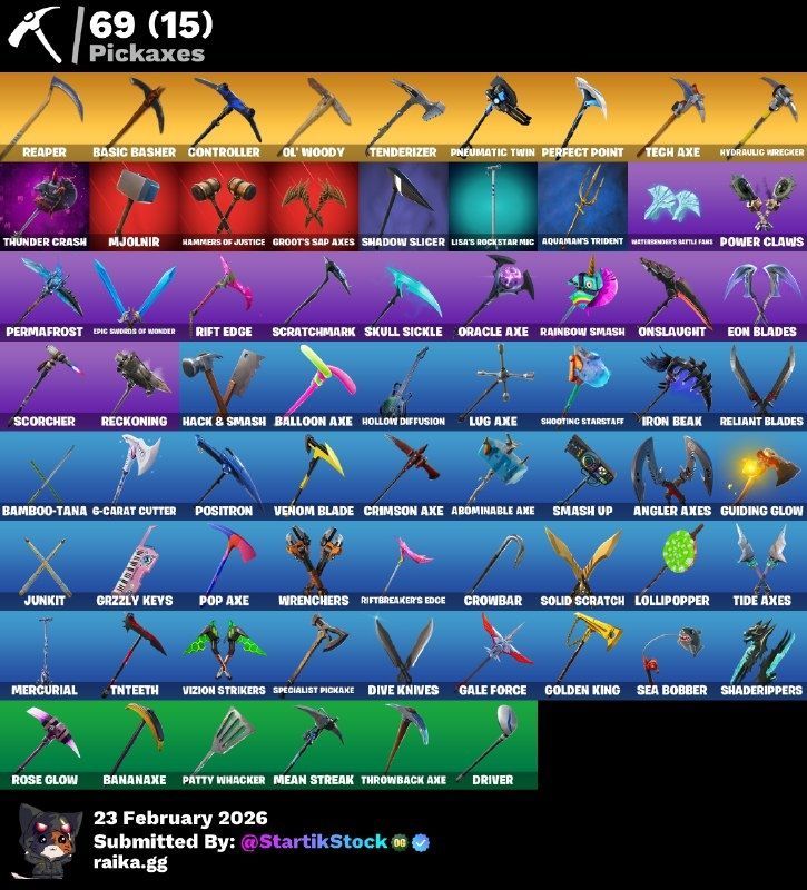 STW! TWITCH SKIN! POINT PATROLLER! CARBON COMMANDER! ROGUE AGENT! TRILOGY! BLUE STRIKER! VALOR! CALAMITY! RAGNAROK! ZENITH! ETERNAL KNIGHT! LYNX! DERIVA! FATE! CARBIDE! OMEGA! DEADPOOL! RUBY! IDOLS! DC! PICO REAPER! NO PSN! (849 MX) @everyone