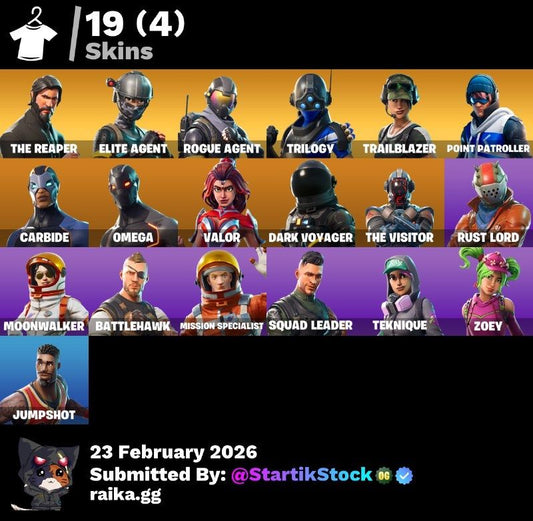 TOMA LA L! ELITE! ROGUE AGENT! TRILOGY! TWITCH SKIN! POINT PATROLLER! CARBIDE! OMEGA! VALOR! DARK VOYAGER! RUST LORD! MOONWALKER! VINCULABLE A TODO! (699 MX) @everyone