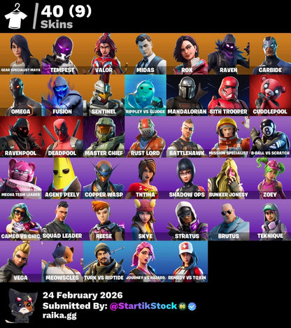 RAVEN! CARBIDE! OMEGA! FUSIÓN! MANDALORIAN! DEADPOOL! RUST LORD! FRESH! VINCULABLE A TODO (449 MX) @everyone