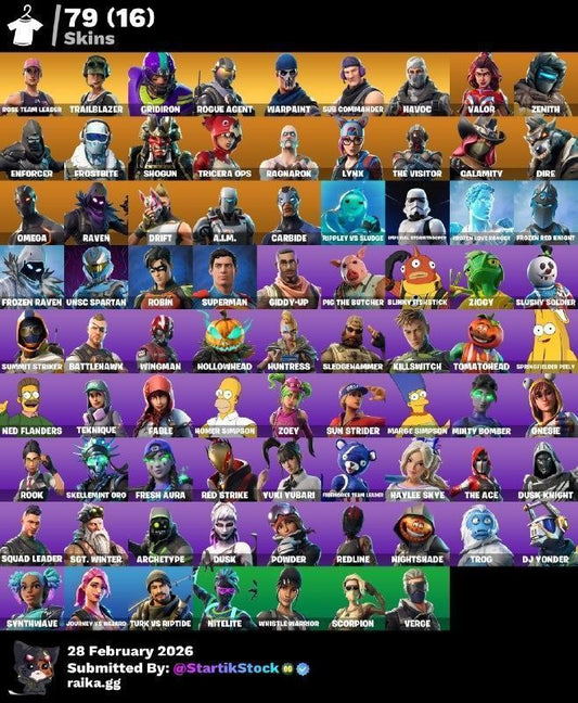 STW! TWITCH SKIN! ROGUE AGENT! SUB-COMMANDER! HAVOC! ZENITH! RAGNAROK! LYNX! CALAMITY! RAVEN! DERIVA! CARBIDE! STORMTROOPER! DC! BURRITO SABANEGRO! PASE SIMPSONS! PICO REAPER! SOLO PC Y NINTENDO! (749 MX) @everyone