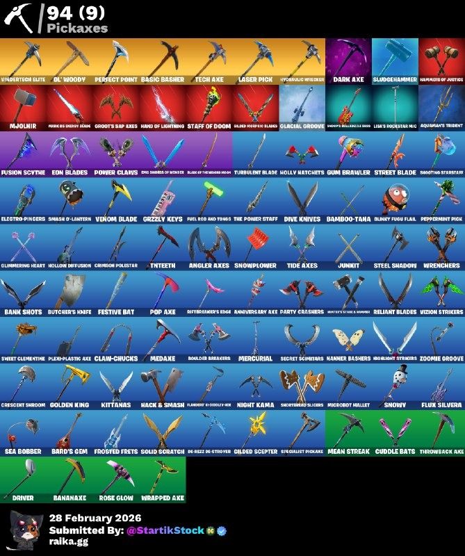 MIDAS DORADO! STW! CLOUD STRIKER! FIXER! POINT PATROLLER! FUSIÓN! ETERNAL KNIGHT! PASE MARVEL! DEADPOOL ! DC! JULES! SKYE! VINCULABLE A TODO! (699 MX) @everyone