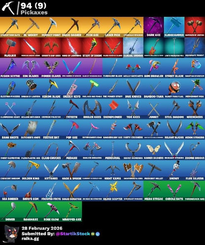 MIDAS DORADO! STW! CLOUD STRIKER! FIXER! POINT PATROLLER! FUSIÓN! ETERNAL KNIGHT! PASE MARVEL! DEADPOOL ! DC! JULES! SKYE! VINCULABLE A TODO! (699 MX) @everyone