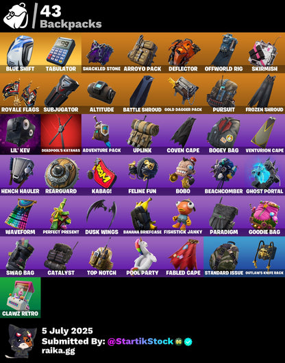 [PC] 47 skins | OG STW | Blue Team Leader | Omega (stage 5) | Prodigy | Rogue Agent | Blue Striker | Omen | The Visitor | Ragnarok | Lynx | Enforcer | 220 VB