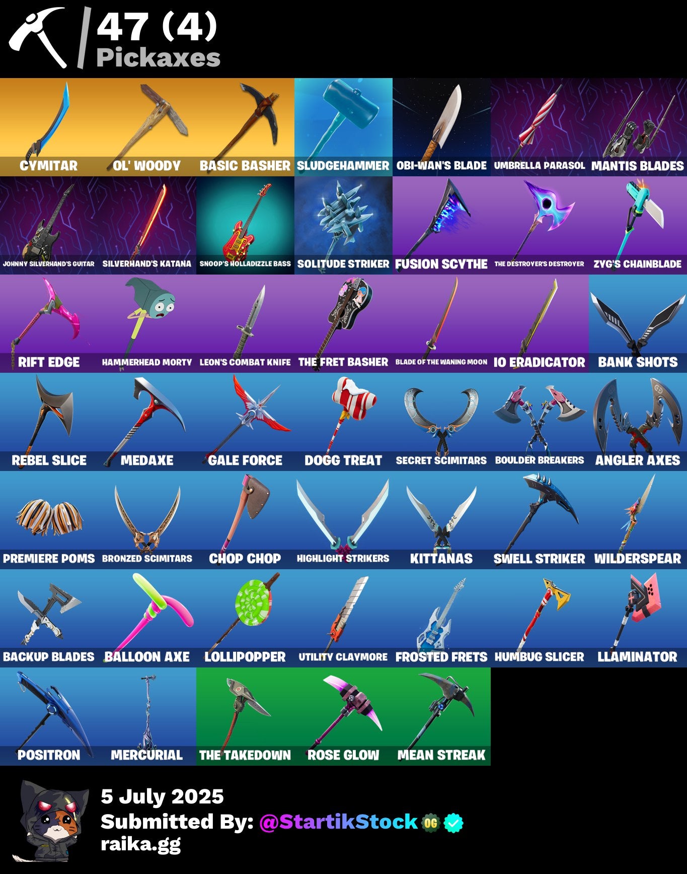 [PC] 54 skins | OG STW | Blue Team Leader | Fixer | Sultura | The Visitor | Ronin | Joey | Drift | Valor | Carbide | Kymera | Rippley vs Sludge | 400 VB