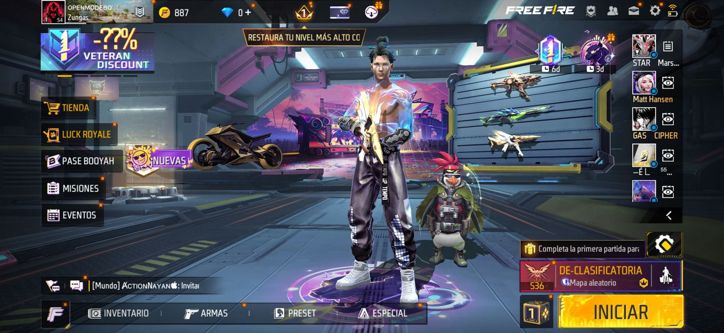 🔥 Cuenta Free Fire