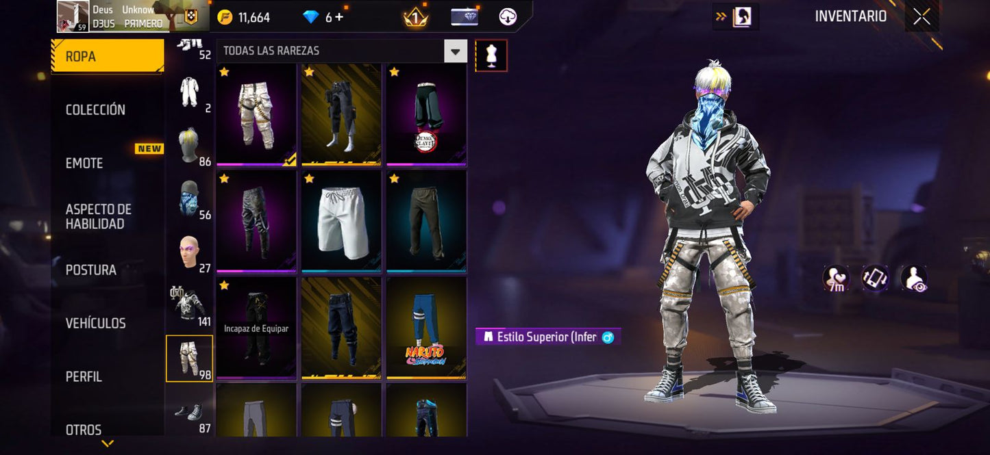🔥 Cuenta Free Fire