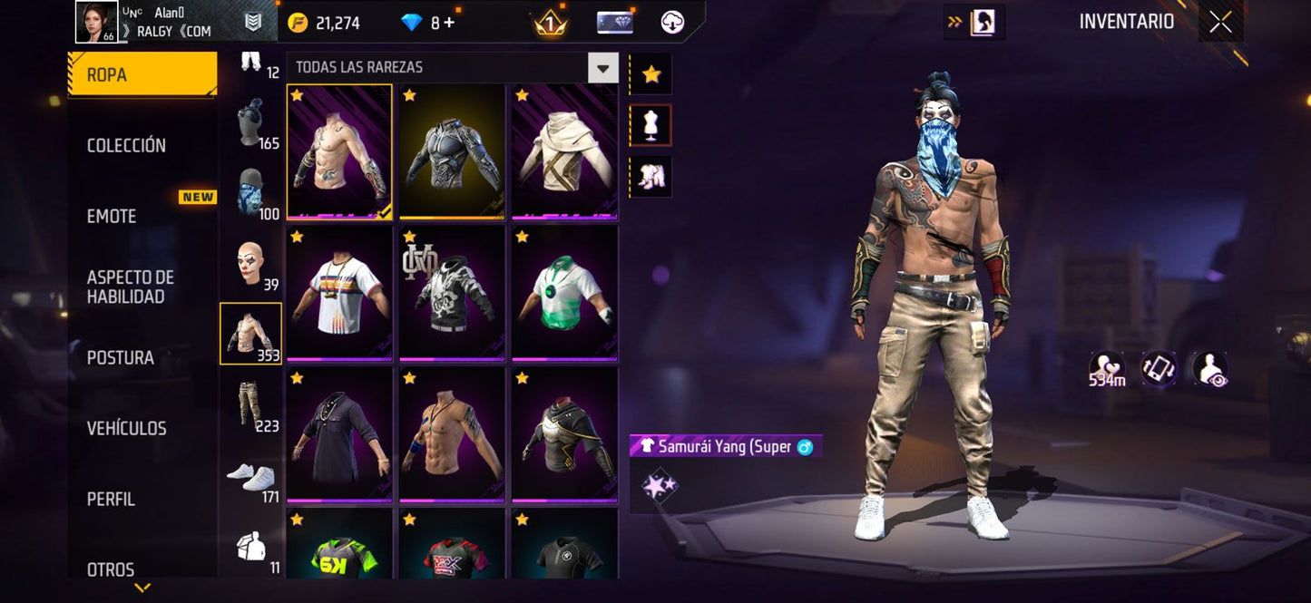 🔥 Cuenta Free Fire
