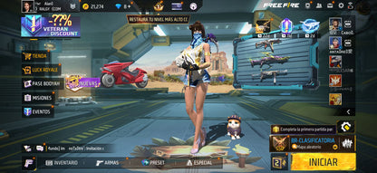 🔥 Cuenta Free Fire