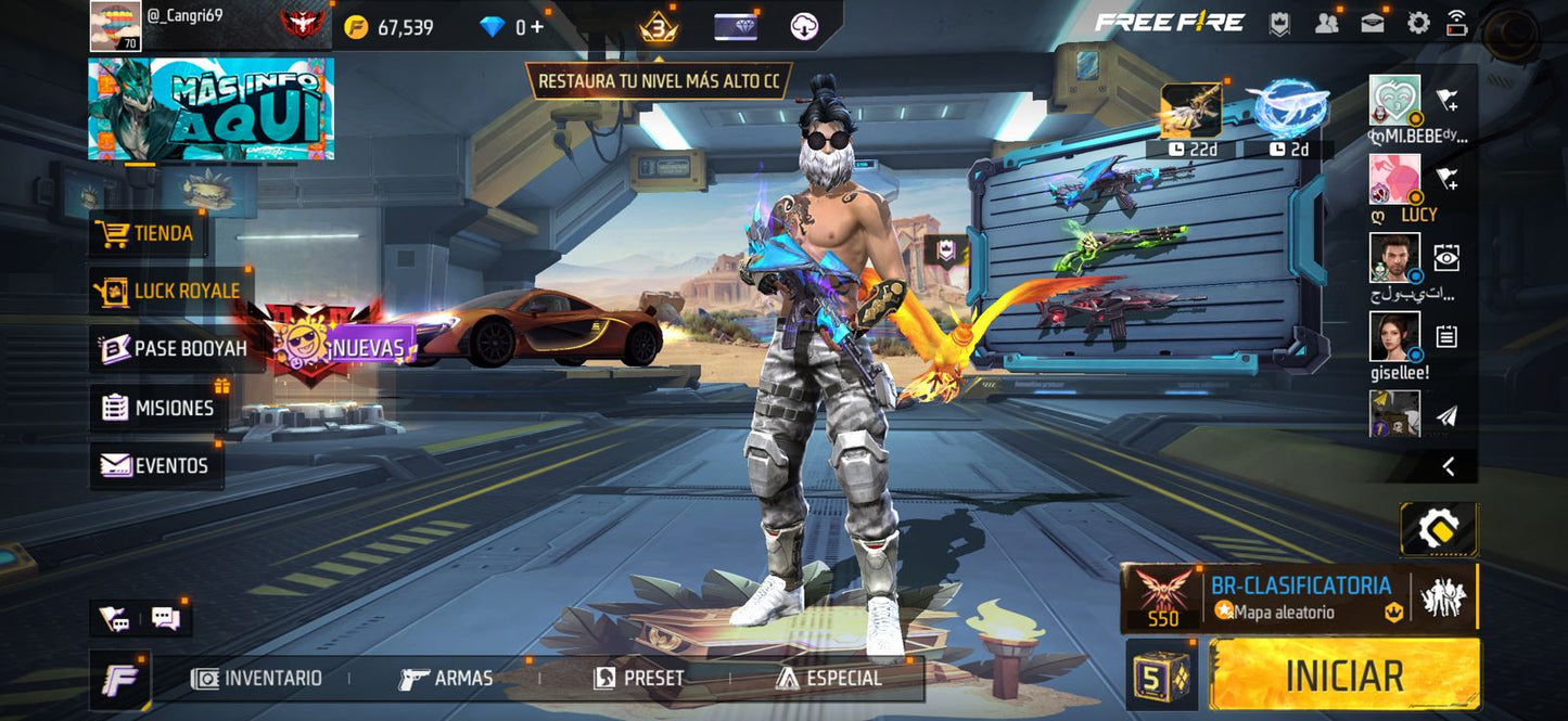🔥 Cuenta Free Fire