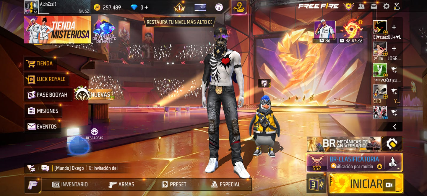🔥 Cuenta Free Fire
