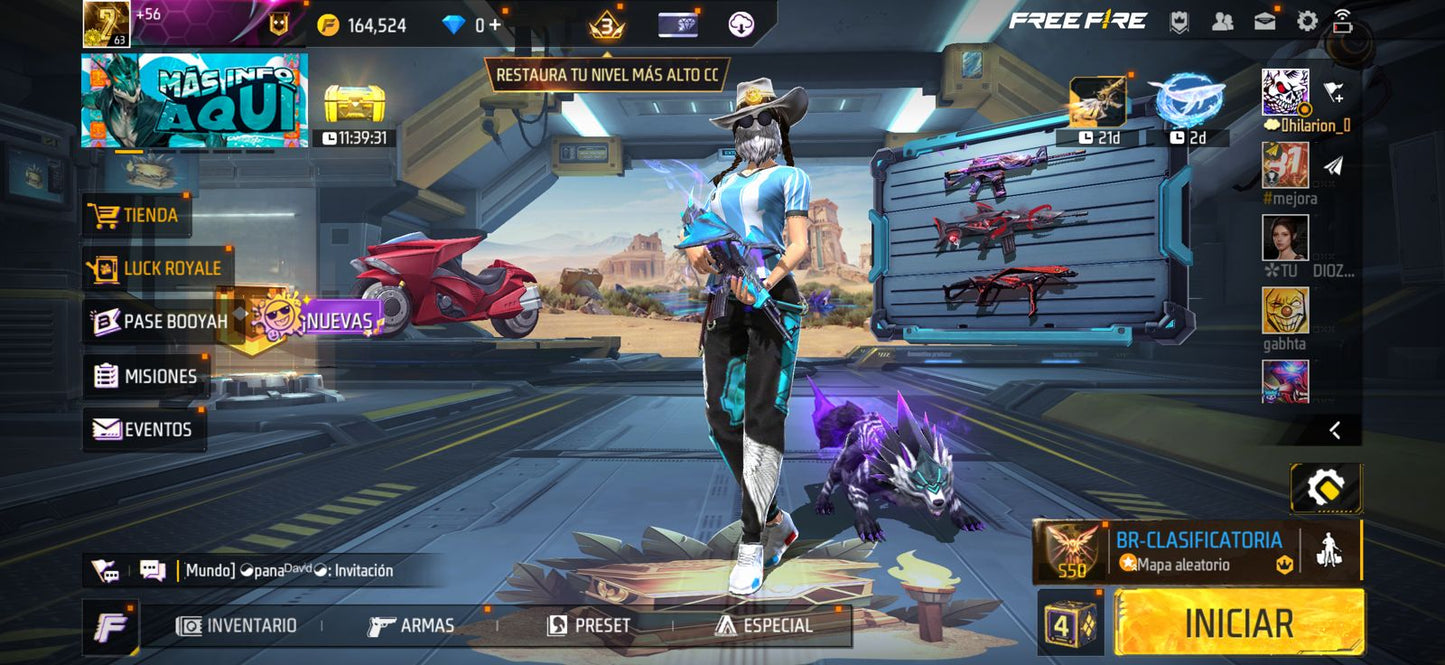 🔥 Cuenta Free Fire