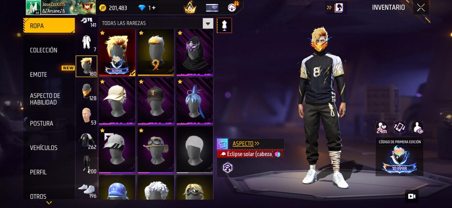 🔥 Cuenta Free Fire