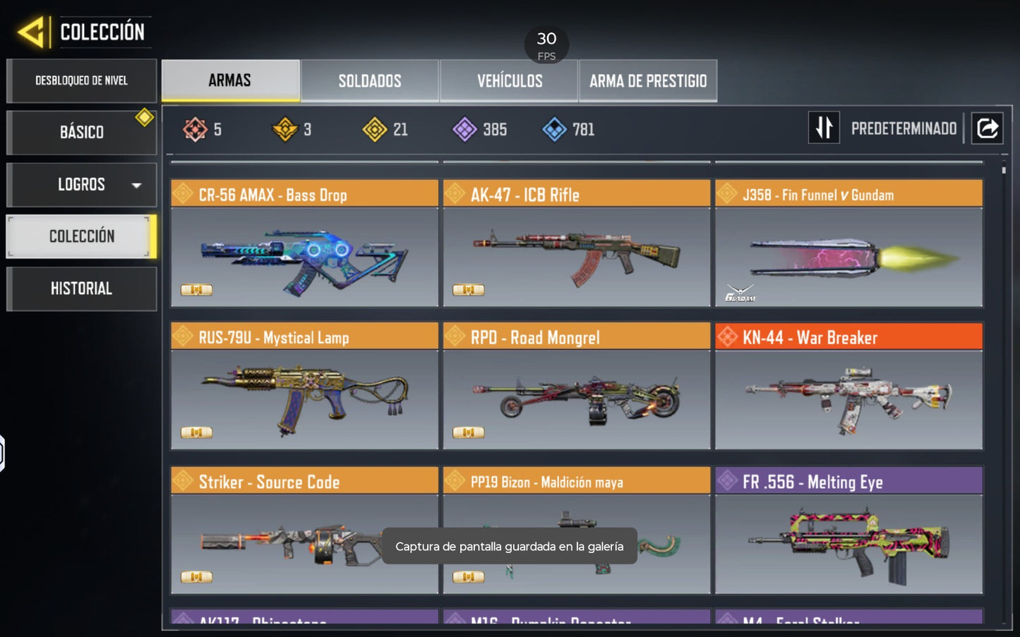 🎖️ Cuenta COD Mobile
