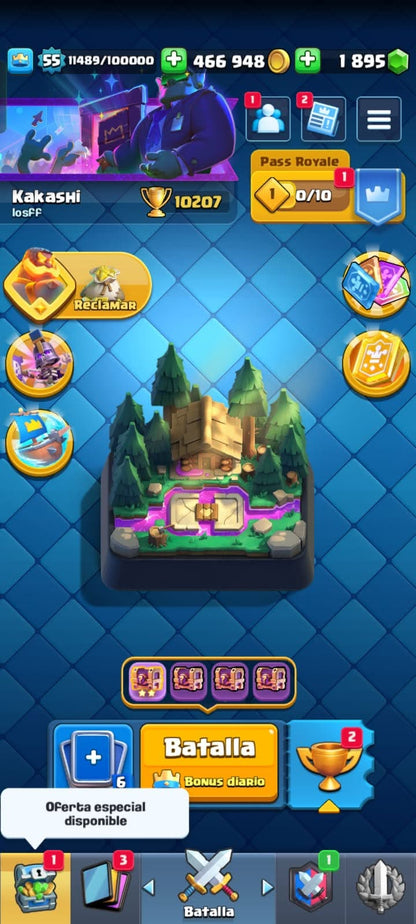 515 CLASH! 10207 COPAS! 1 CARTA AL NIVEL 16! 6 CARTAS AL NIVEL 15! 6 CARTAS AL NIVEL 14! 10 CARTAS EVOLUTIVAS! 46 EMOTES! 6 TORRES! INSIGNIA DE 7 AÑOS! (549 MX) @everyone
