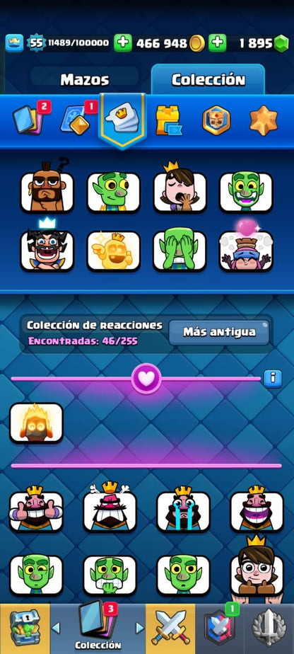515 CLASH! 10207 COPAS! 1 CARTA AL NIVEL 16! 6 CARTAS AL NIVEL 15! 6 CARTAS AL NIVEL 14! 10 CARTAS EVOLUTIVAS! 46 EMOTES! 6 TORRES! INSIGNIA DE 7 AÑOS! (549 MX) @everyone