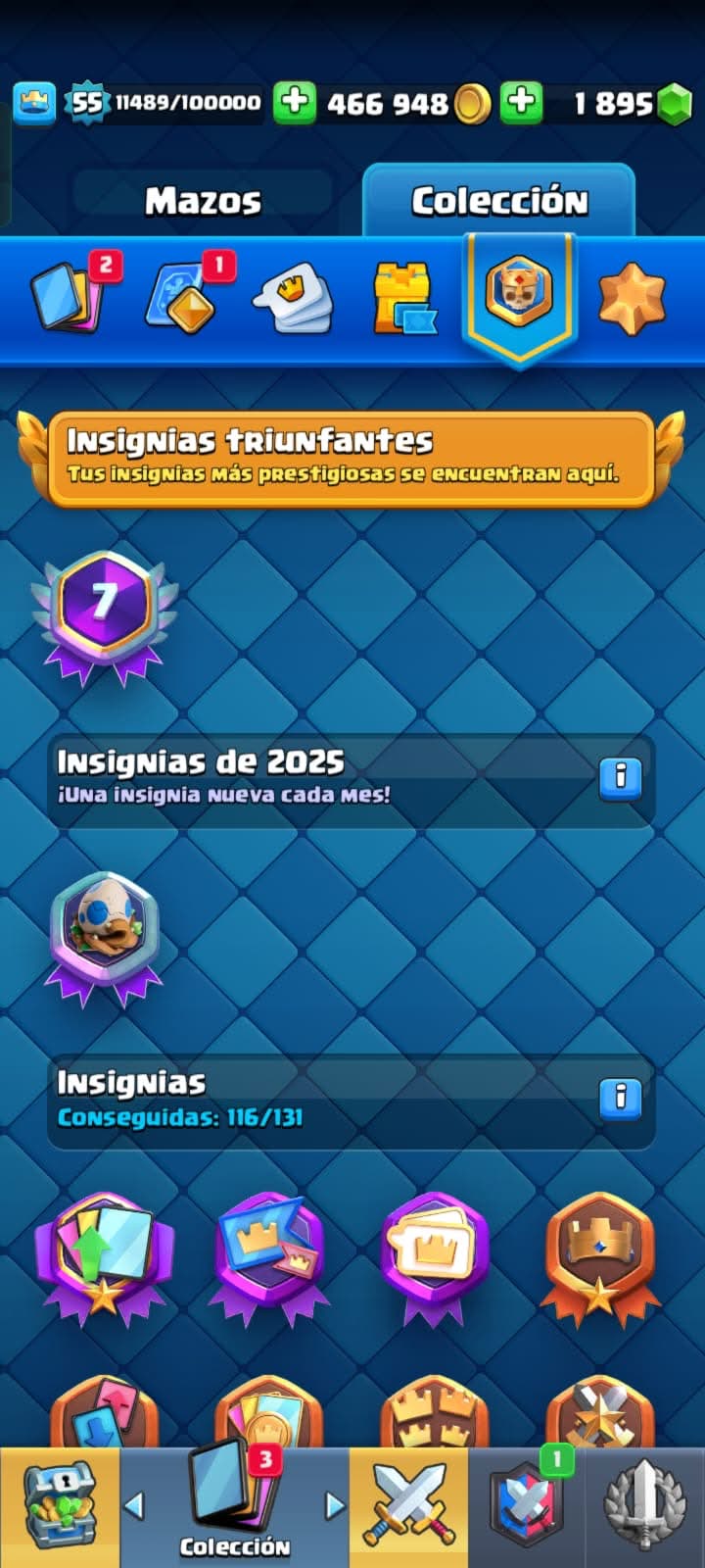515 CLASH! 10207 COPAS! 1 CARTA AL NIVEL 16! 6 CARTAS AL NIVEL 15! 6 CARTAS AL NIVEL 14! 10 CARTAS EVOLUTIVAS! 46 EMOTES! 6 TORRES! INSIGNIA DE 7 AÑOS! (549 MX) @everyone