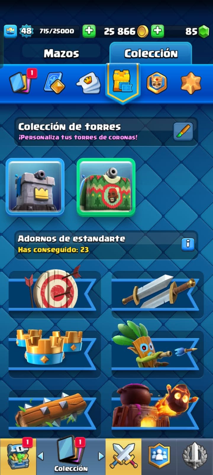 517 CLASH! CUENTA CON 0975 COPAS! 4 CARTAS AL NIVEL 15! 9 CARTAS AL NIVEL 14! 2 CARTAS CON EVOLUTIVAS!! 36 EMOTES! 2 TORRES! INSIGNIA DE 6 AÑOTES! (549 MX) @everyone