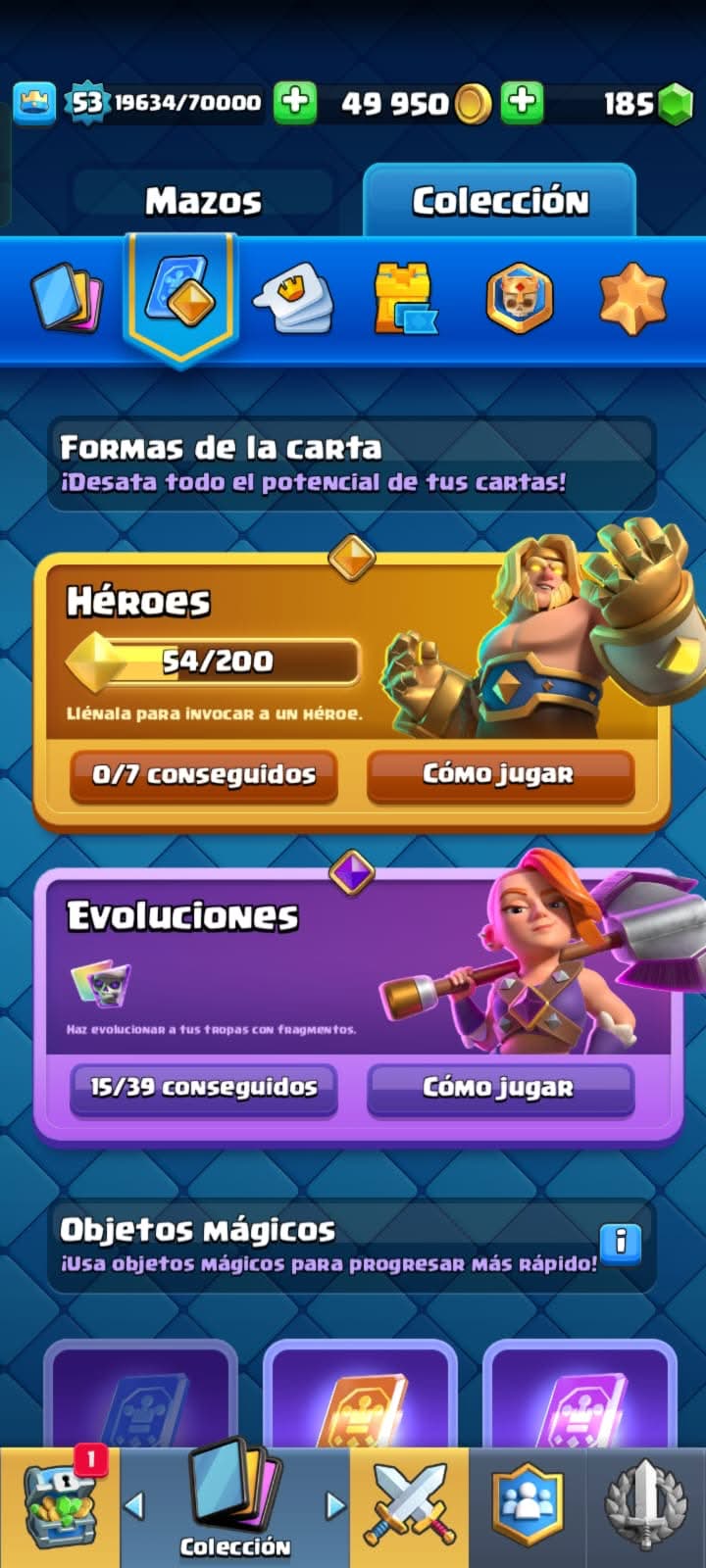 518 CLASH! CUENTA CON 10093 COPAS! 6 CARTAS AL NIVEL 15! 7 CARTAS AL NIVEL 14! 15 CARTAS CON EVOLUTIVAS! 77 EMOTES!  10 TORRES! INSIGNIA DE 3 AÑOS! (499 MX) @everyone