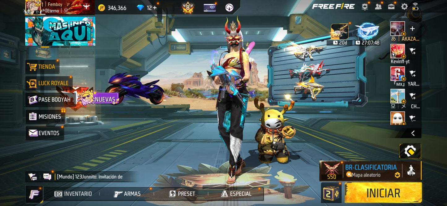 🔥 Cuenta Free Fire