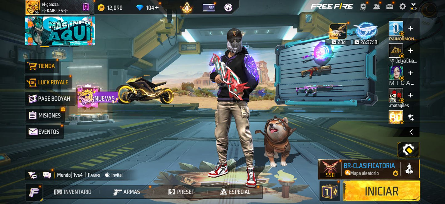 🔥 Cuenta Free Fire