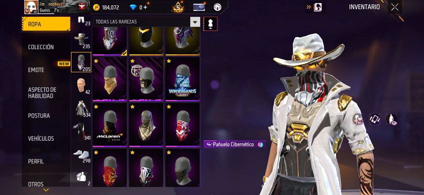 🔥 Cuenta Free Fire