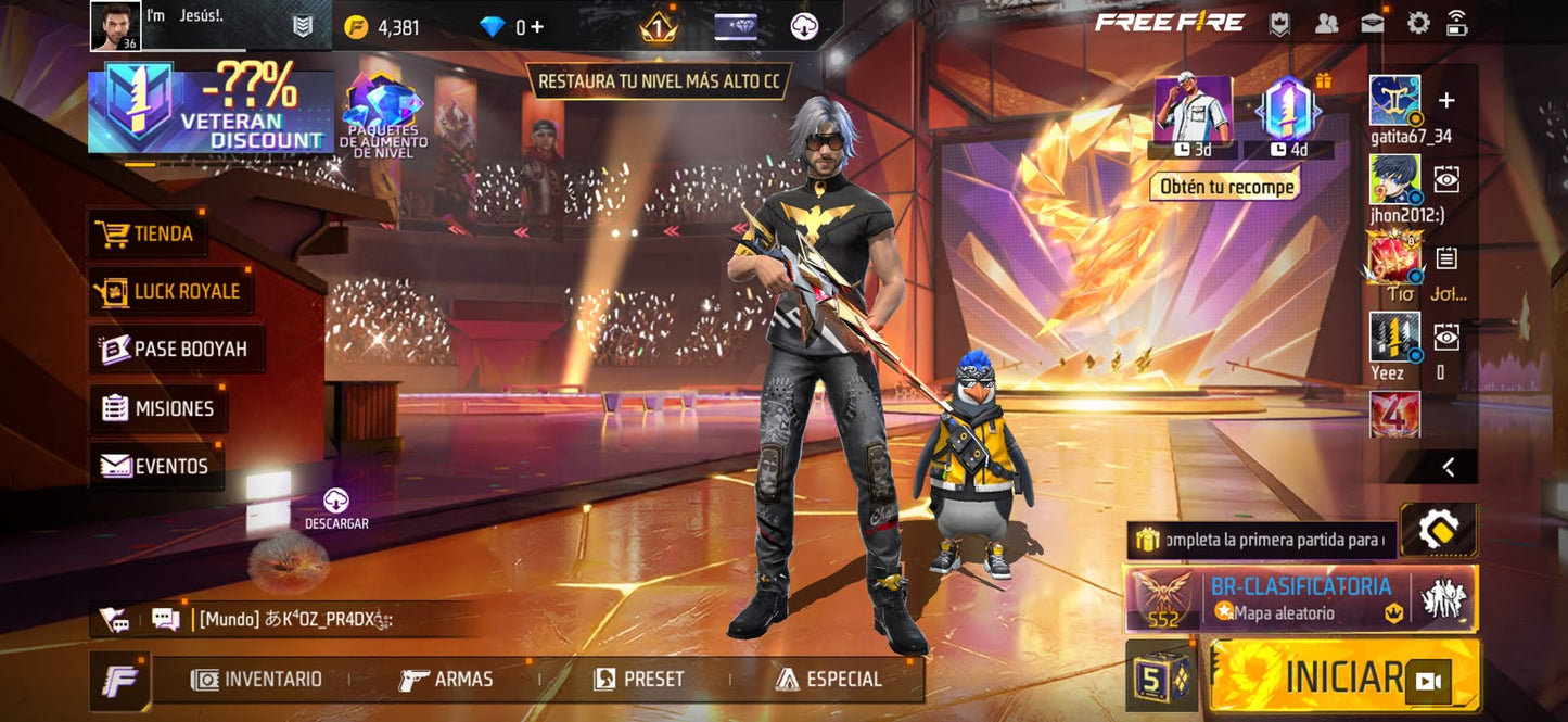 🔥 Cuenta Free Fire