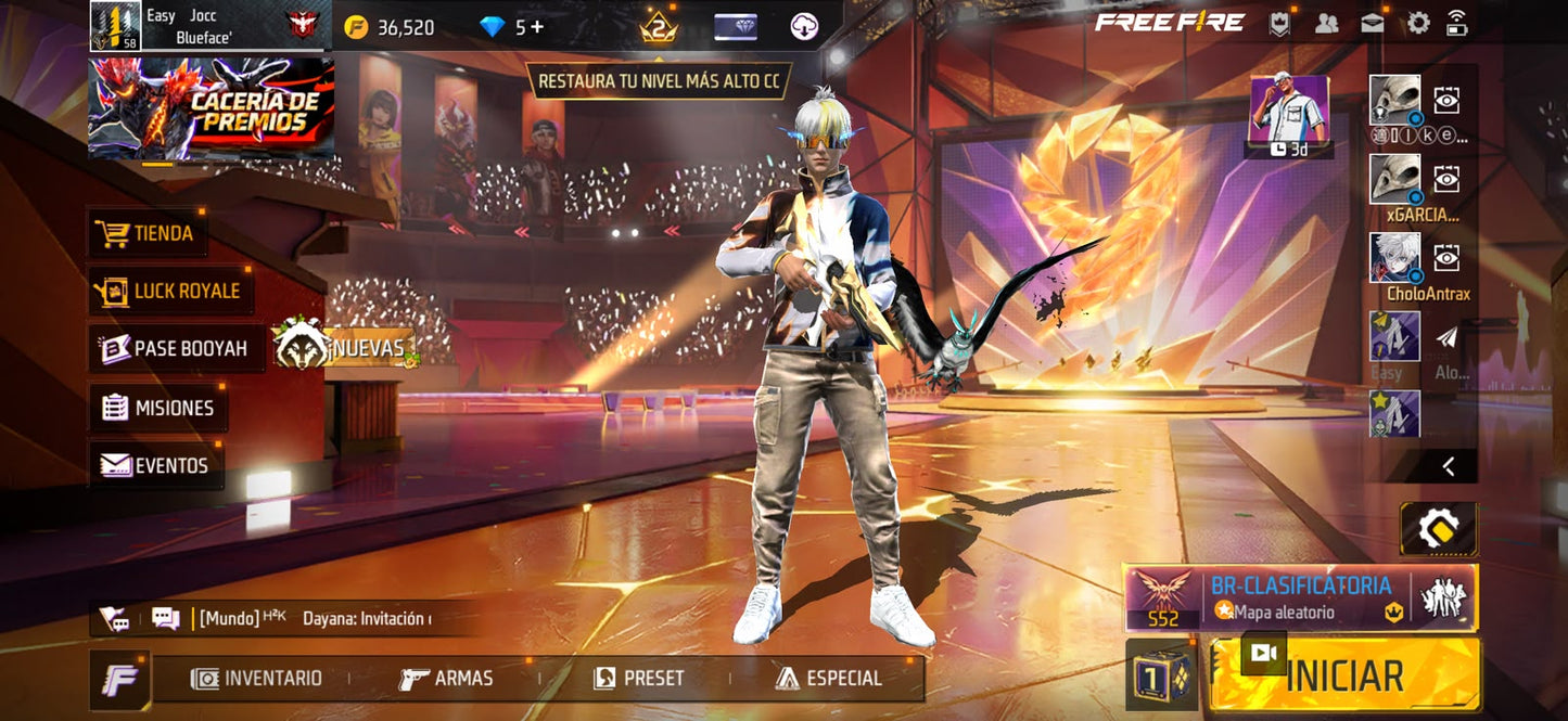 🔥 Cuenta Free Fire