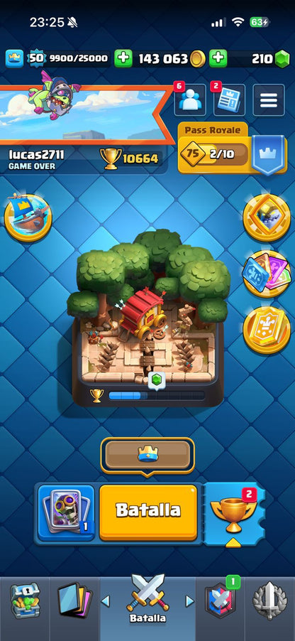 509 CLASH! 10,664 COPAS! 4 CARTAS AL 15! 8 CARTAS AL 14! 2 HÉROES! 7 CARTAS EVOLUTIVAS! 55 EMOTES MUY BUENOS! 4 TORRES! INSIGNIA DE 2 AÑOS! (449mx) @everyone