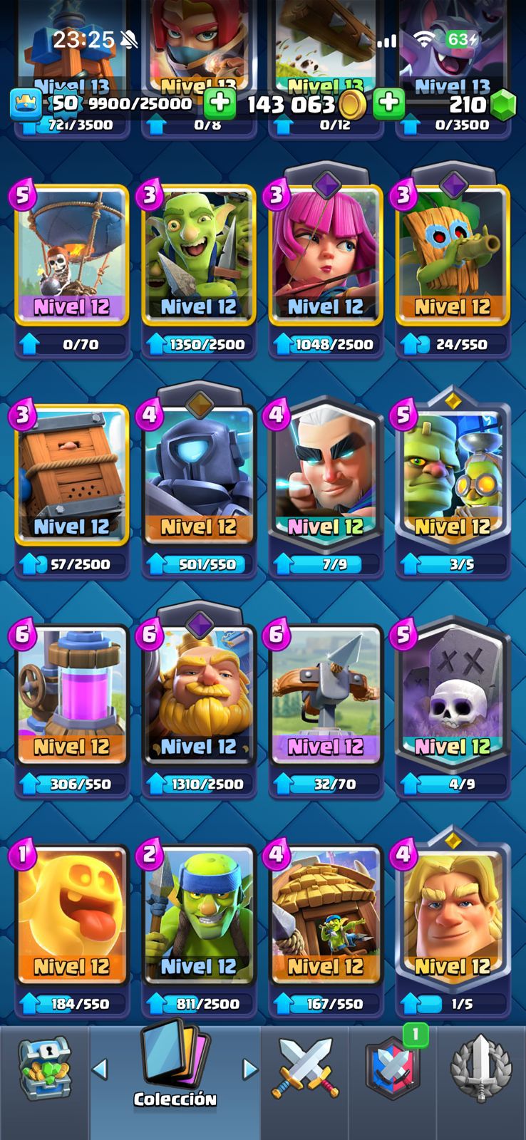 509 CLASH! 10,664 COPAS! 4 CARTAS AL 15! 8 CARTAS AL 14! 2 HÉROES! 7 CARTAS EVOLUTIVAS! 55 EMOTES MUY BUENOS! 4 TORRES! INSIGNIA DE 2 AÑOS! (449mx) @everyone