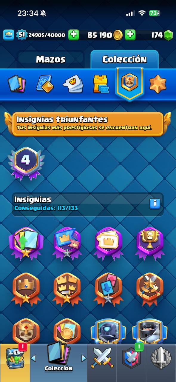 510 CLASH! 10,216 COPAS! 4 CARTAS AL 15! 10 CARTAS AL 14! 1 HÉROE! 10 CARTAS EVOLUTIVAS! 79 EMOTES MUY PEDIDOS! 8 TORRES! INSIGNIA DE 4 AÑOS! (449mx) @everyone