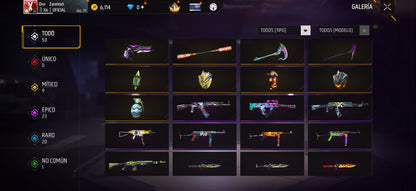 269 FREE FIRE!! CUENTA PARA  INICIAR!! BUENAS ARMAS!! MÁS DE 60 PECHOS!! PLAYERAS DE FUTBOL!!  ROPA DE EVENTOS CHIDOS! PERFECTA PARA COMBINAR CON TODO! REGIÓN: EEUU (269mx) @everyone