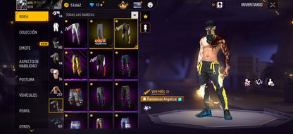 270 FREE FIRE!! CUENTA CON 6 EVOS Y BUENAS ARMAS DE INCUBADORA!! MÁS DE 250 PECHOS!! ROPA MOXTA! CUELLO DE TORTUGA! PLAYERAS DE FUTBOL! J.BALVIN! MUCHA ROPA DE EVENTOS!! ANGELICALES Y PUÑOS!! PERFECTA PARA COMBINAR CON TODO!! REGIÓN: EEUU (1599mx)...