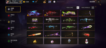 272 FREE FIRE!!  CUENTA CON 3 EVOS, 1 AL NIVEL MÁXIMO!! MÁS DE 300 PECHOS!! PASES VETERANOS! CHAQUETAS ANTIGUAS! YING YANG! MUCHA ROPA DE EVENTOS! PUÑOS!! PERFECTA PARA COMBINAR CON TODO!! REGIÓN: EEUU (1899mx) @everyone