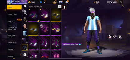 274 FREE FIRE!! CUENTA PARA INICIAR CON 2 EVOS !! MÁS DE 150 PECHOS!! BARBA DEL VIEJO! PLAYERAS DE FUTBOL!! ROPA DE EVENTOS CHIDOS!! TRAW PUÑOS!! PERFECTA PARA COMBINAR CON TODO! REGIÓN: EEUU (799mx) @everyone