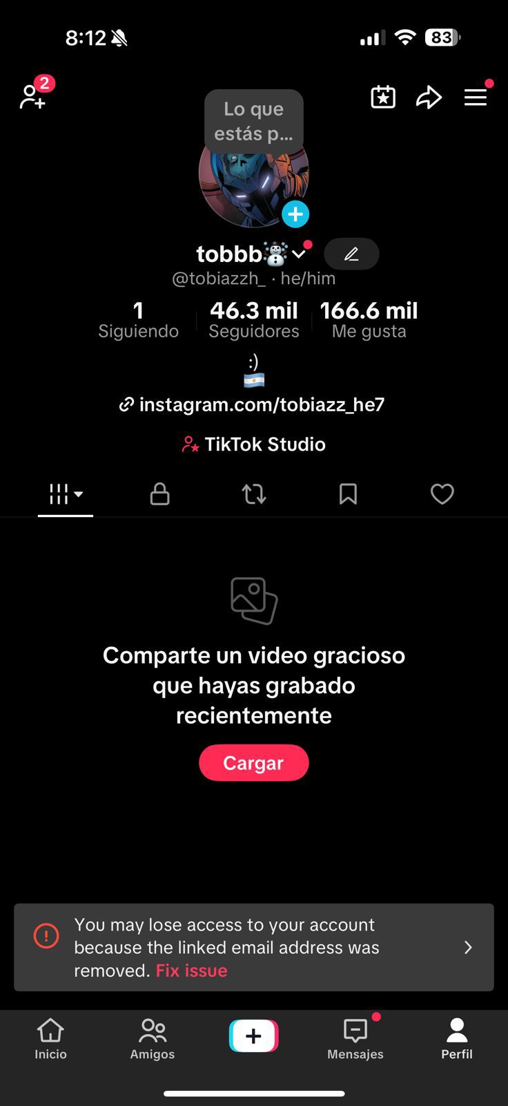 64 TIKTOK! 46.3 MIL SEGUIDORES! Y 166.6k LIKES! BUENISIMA PARA HACER LIVES MONETIZAR Y SUBIR VIDEOS! (2449mx) @everyone