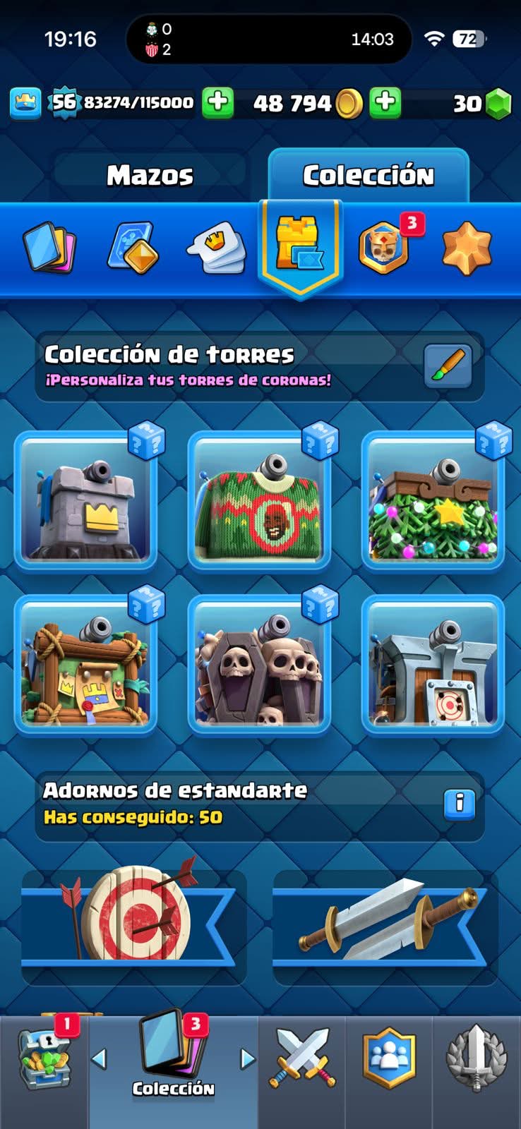 456 CLASH! 10,191 COPAS! 2 CARTAS AL 16 MAX! 2 CARTAS AL 15! 7 CARTAS AL 14! 1 HÉROE! 7 CARTAS EVOLUTIVAS! 55 EMOTES MUY PEDIDOS! 5 TORRES! INSIGNIA DE 3 AÑOS! (649mx) @everyone