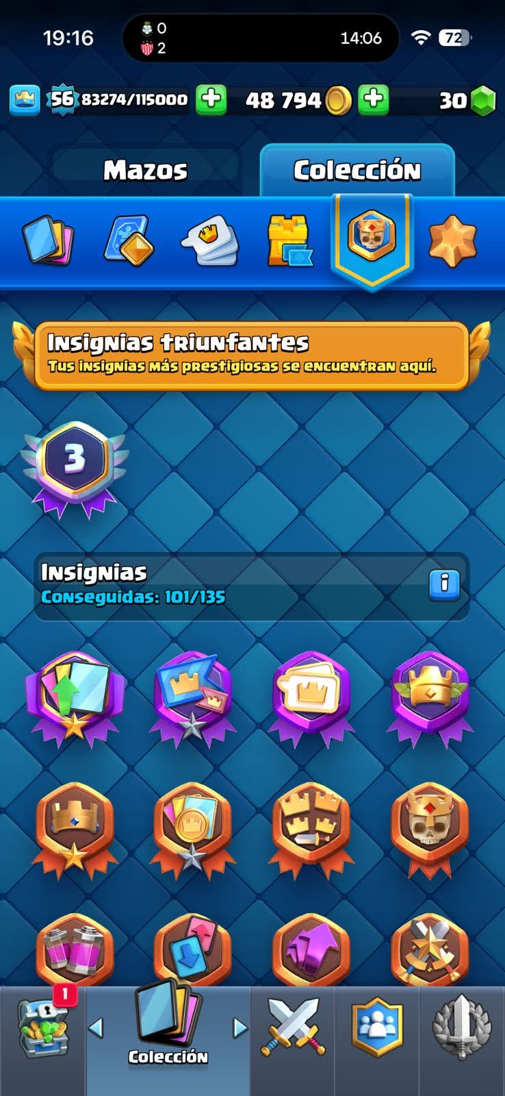 456 CLASH! 10,191 COPAS! 2 CARTAS AL 16 MAX! 2 CARTAS AL 15! 7 CARTAS AL 14! 1 HÉROE! 7 CARTAS EVOLUTIVAS! 55 EMOTES MUY PEDIDOS! 5 TORRES! INSIGNIA DE 3 AÑOS! (649mx) @everyone