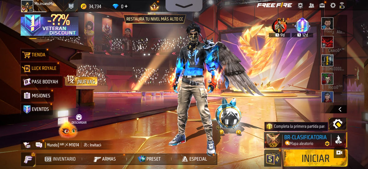 🔥 Cuenta Free Fire
