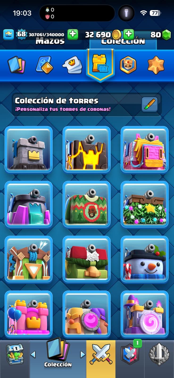 457 CLASH! GRIAL 10,060 COPAS! 5 CARTAS AL 16 MAX! 31 CARTAS AL 15! 71 CARTAS AL 14! 2 HÉROES! 24 CARTAS EVOLUTIVAS! 199 EMOTES MUY PEDIDOS Y EXCLUSIVOS! 18 TORRES! INSIGNIA DE 4 AÑOS! (2999 mx) @everyone