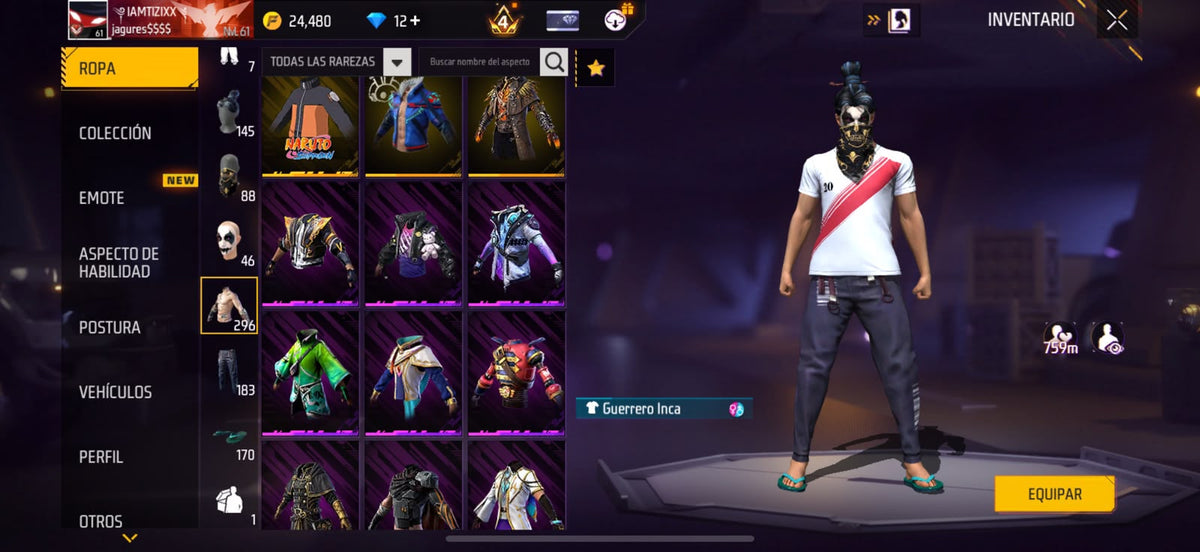 🔥 Cuenta Free Fire