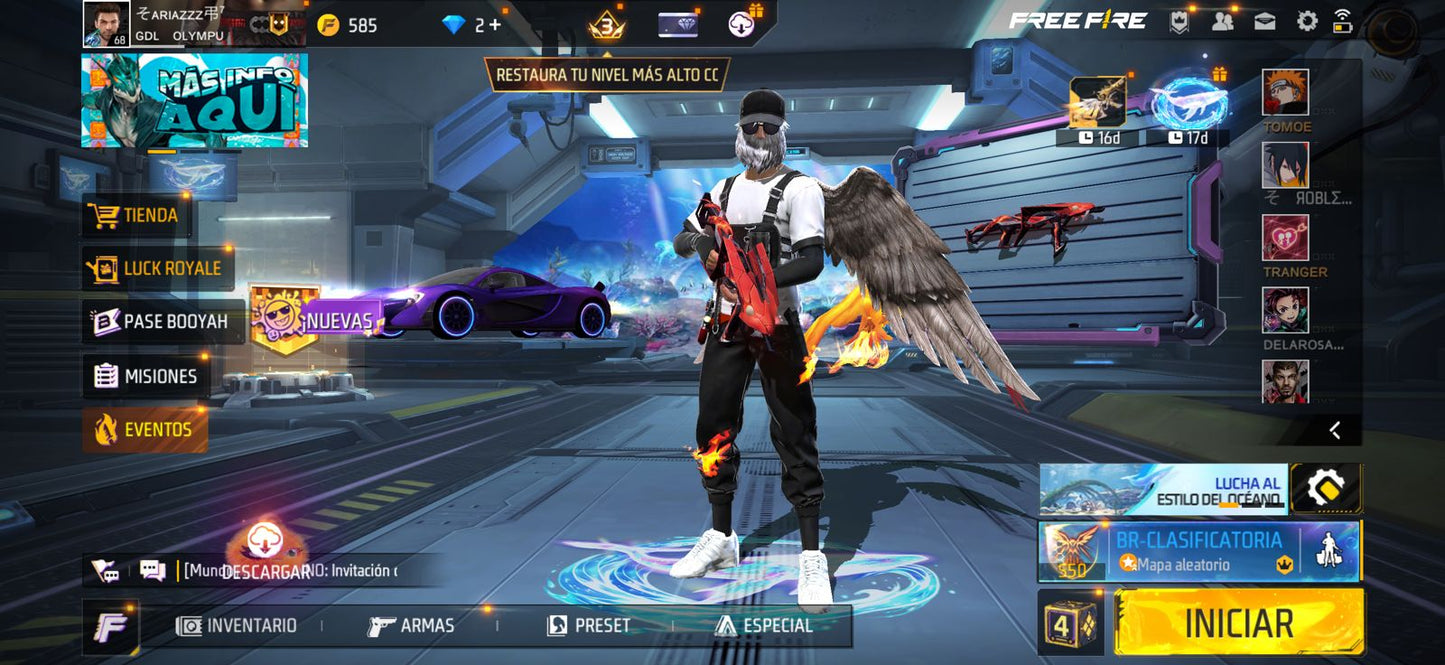 🔥 Cuenta Free Fire