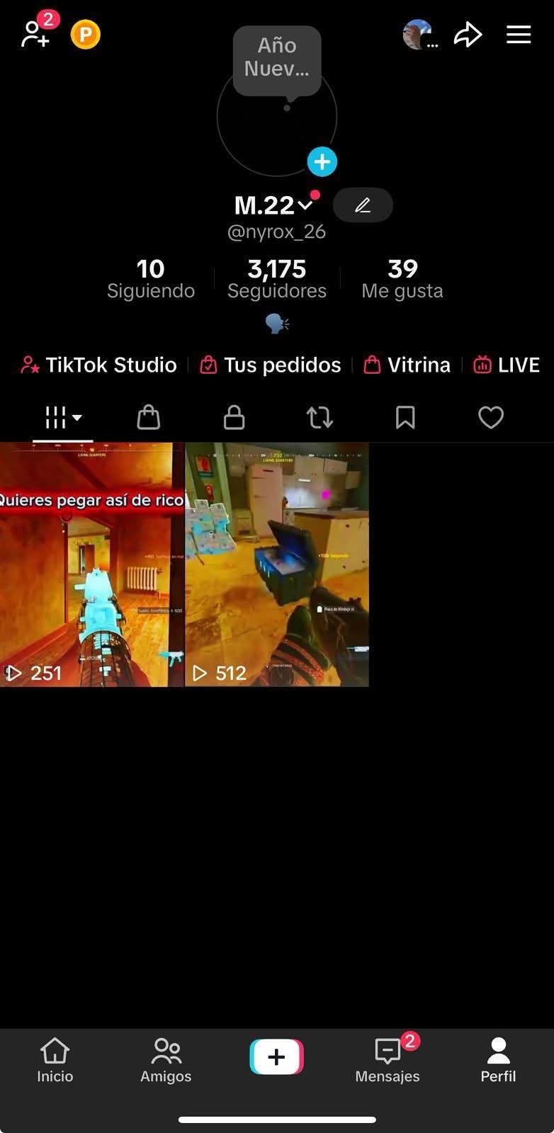 117 TIKTOK! 3,175 SEGUIDORES! BUENISIMA PARA HACER LIVES! Y EMPEZAR A SUBIR VIDEOS! (399mx) @everyone