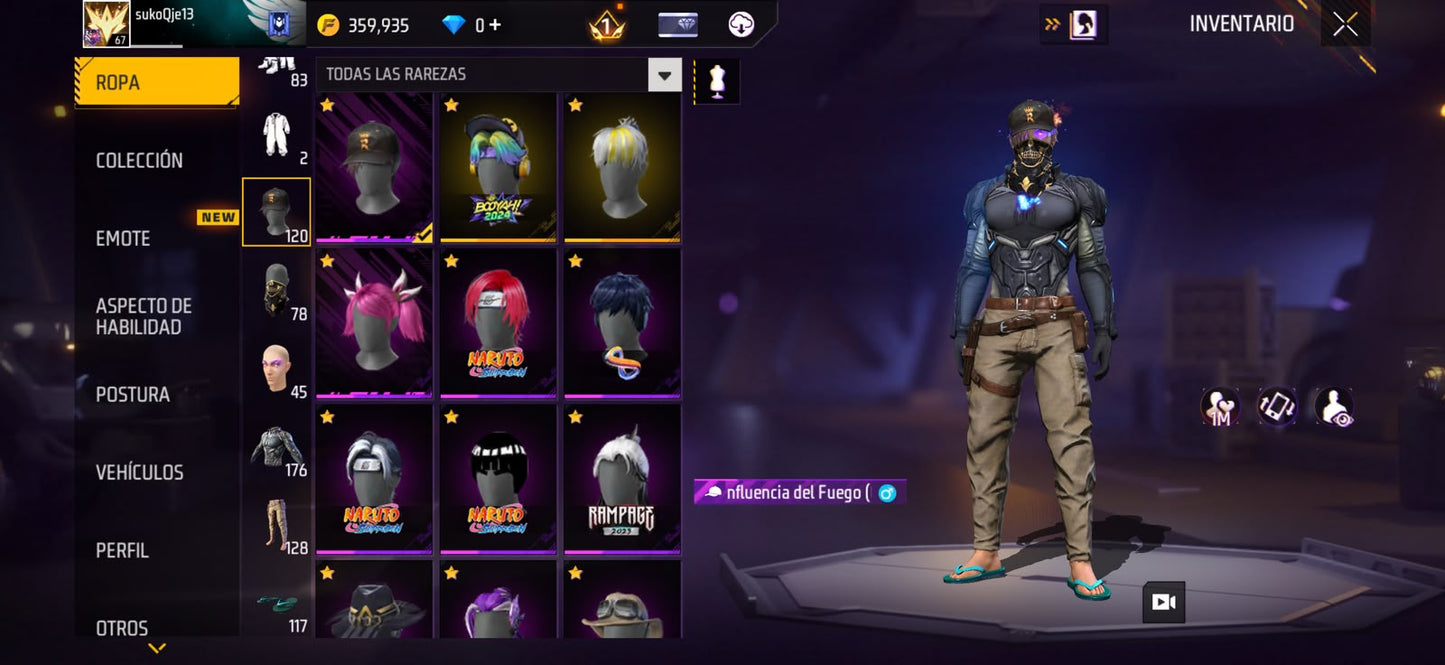 🔥 Cuenta Free Fire