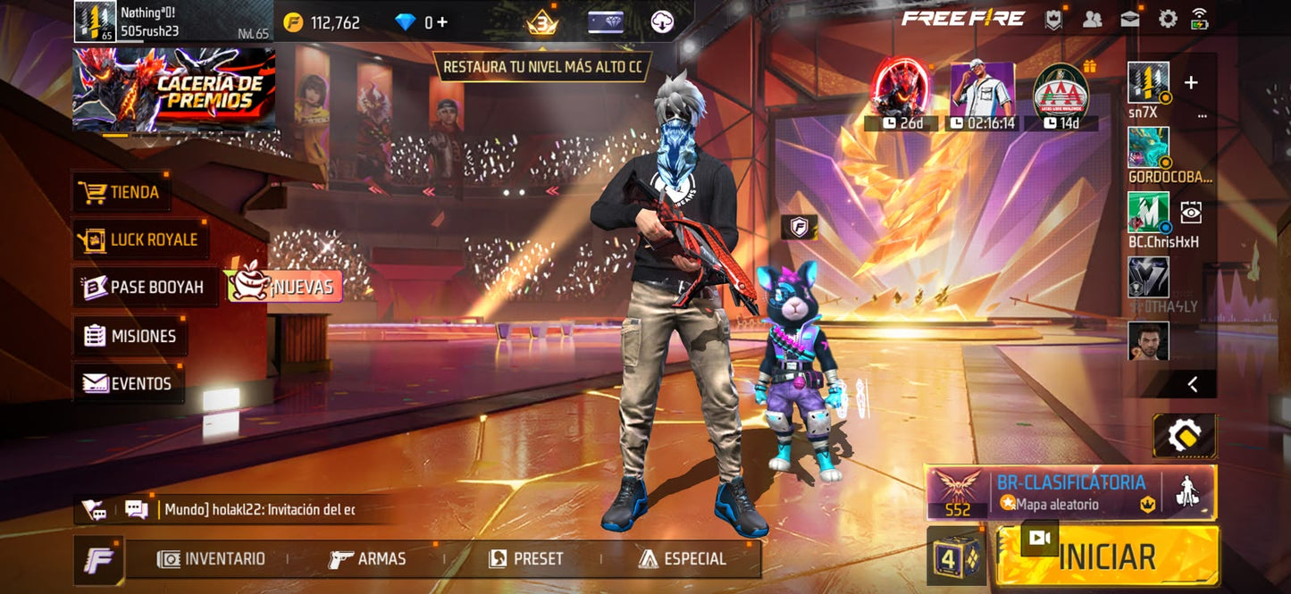 🔥 Cuenta Free Fire