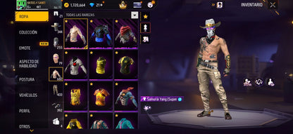 286 FRE FIRE!! CUENTA VETERANA CON 4 EVOS Y BUENAS ARMAS!! MÁS DE 600 PECHOS! CHAQUETAS ANTIGUAS! EVENTO E INCUBADORAS CHIDAS! YING YANG! MUCHA ROPA ANTIGUA! ! CUELLO DE TORTUGA! PERFECTA PARA COMBINAR COM TODO! REGIÓN: EEUU (1799mx)